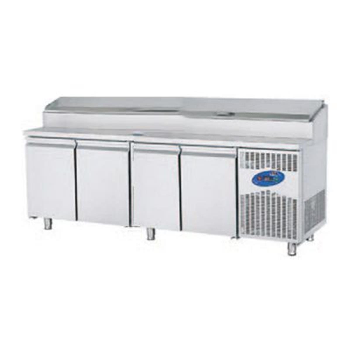 CSA CS-TEK 4-700 Make Up Buzdolabı, 4 Kapılı, 632 L,,Endüstriyel Buzdolapları,CSA Inox,1220079,Premut
