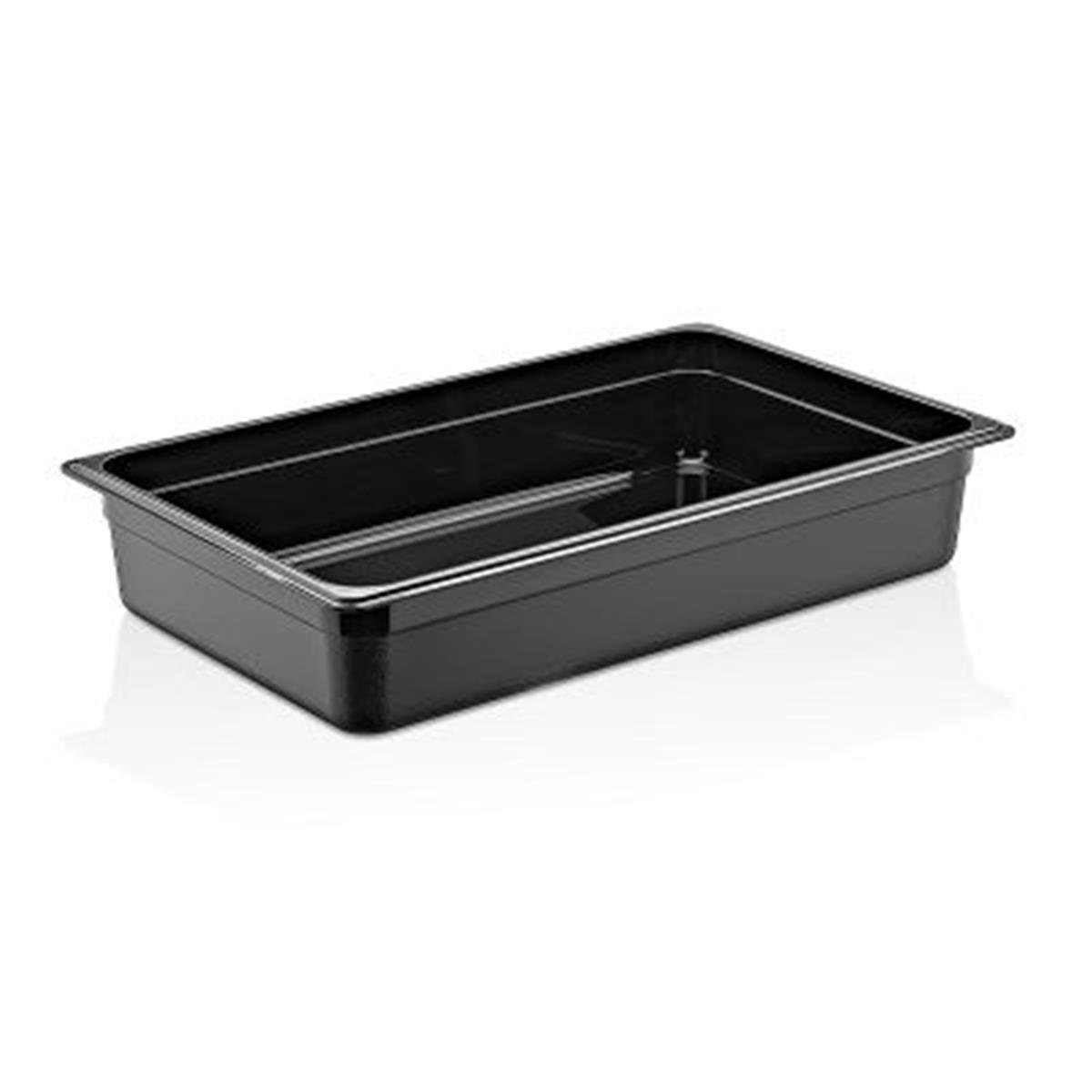GastroPlast GN 1/1-100 mm Polikarbonat Gastronom Küvet, Siyah,,Polikarbon Gastronorm Küvetler,GastroPlast,1240337,Premut