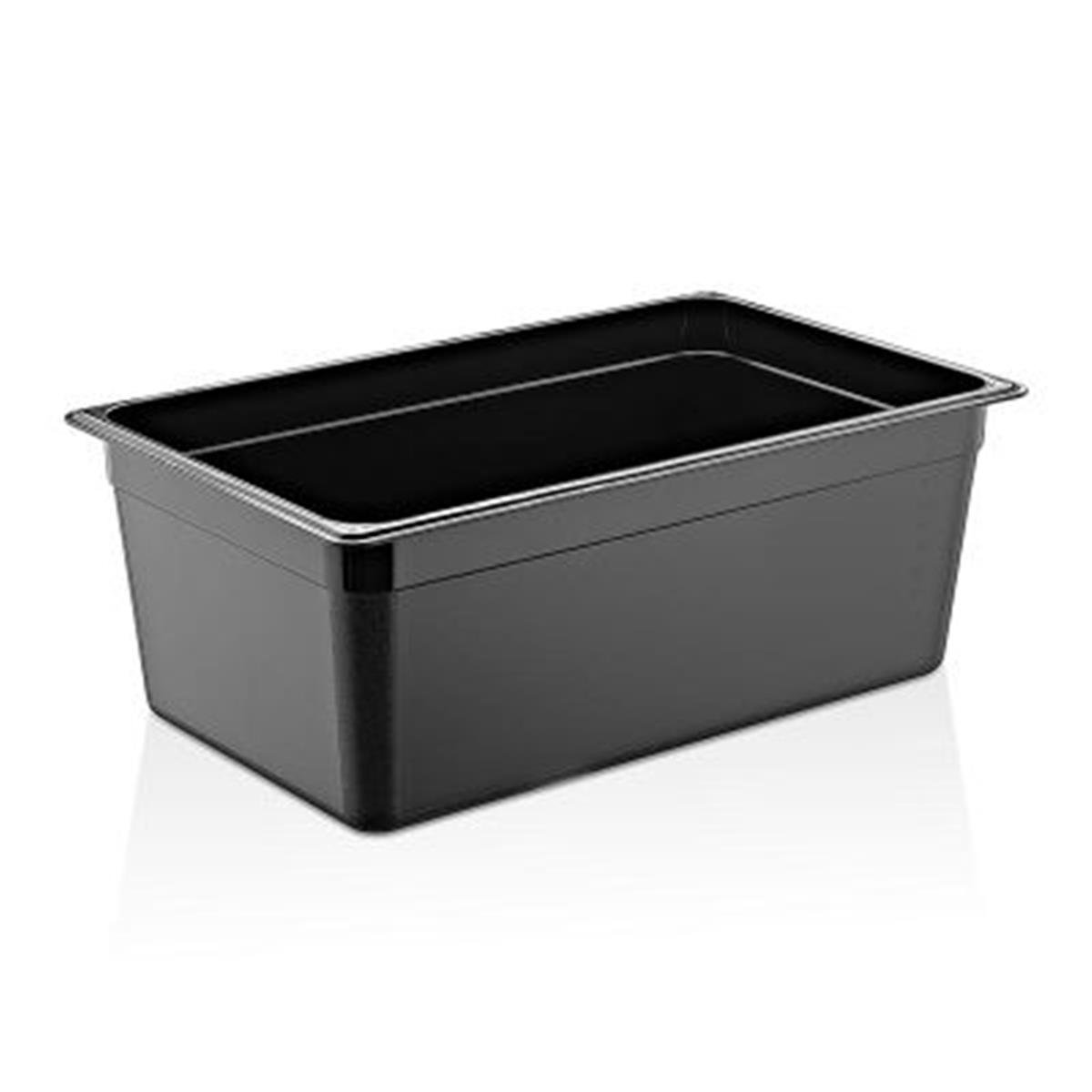 GastroPlast GN 1/1-200 mm Polikarbonat Gastronom Küvet, Siyah,,Polikarbon Gastronorm Küvetler,GastroPlast,1240338,Premut