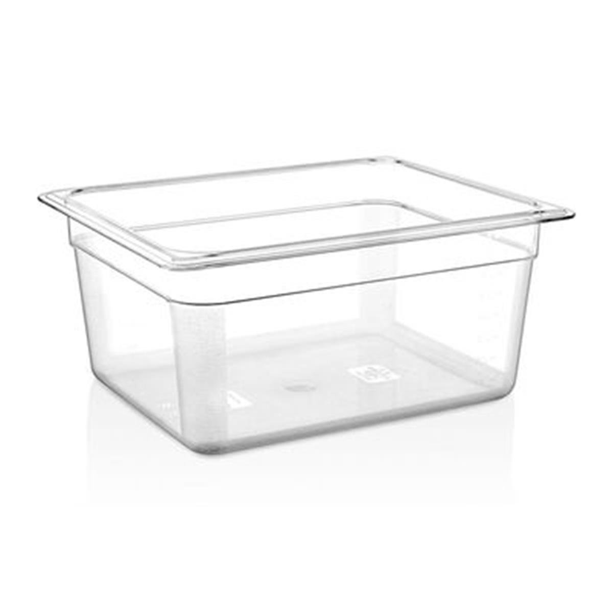 GastroPlast GN 1/2-150 mm Gastronom Küvet, Polikarbon,,Polikarbon Gastronorm Küvetler,GastroPlast,1240166,Premut