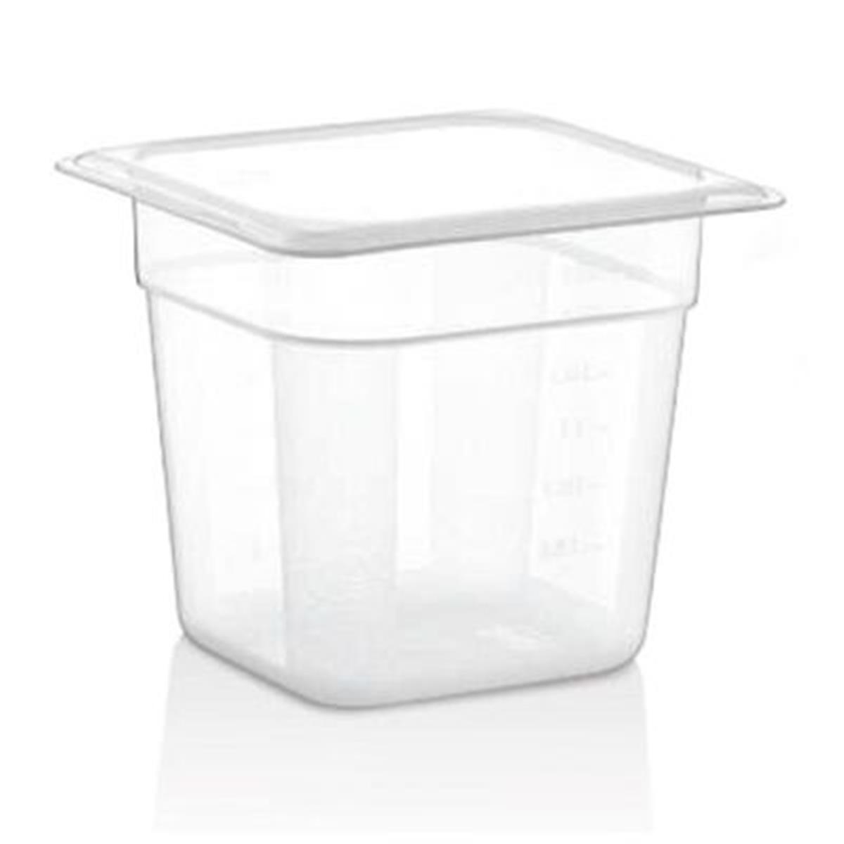 GastroPlast GN 1/6-150 mm Gastronom Küvet, Polipropilen,,Polikarbon Gastronorm Küvetler,GastroPlast,1240145,Premut