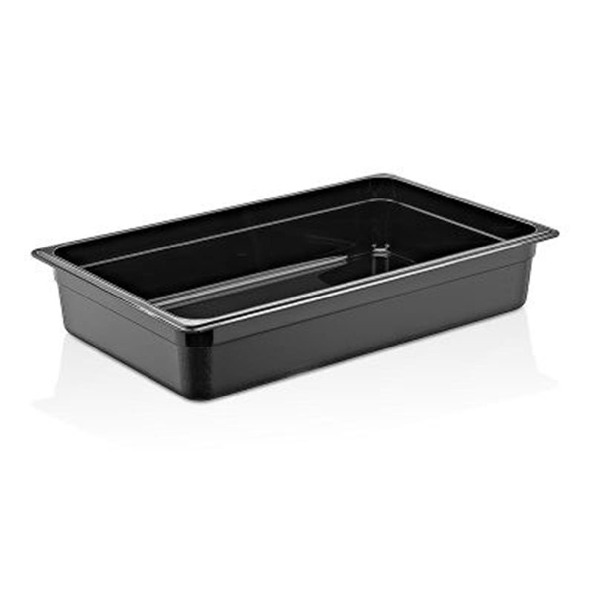 GastroPlast GN1/1-100 mm Polipropilen Gastronom Küvet, Siyah,,Polikarbon Gastronorm Küvetler,GastroPlast,1240197,Premut