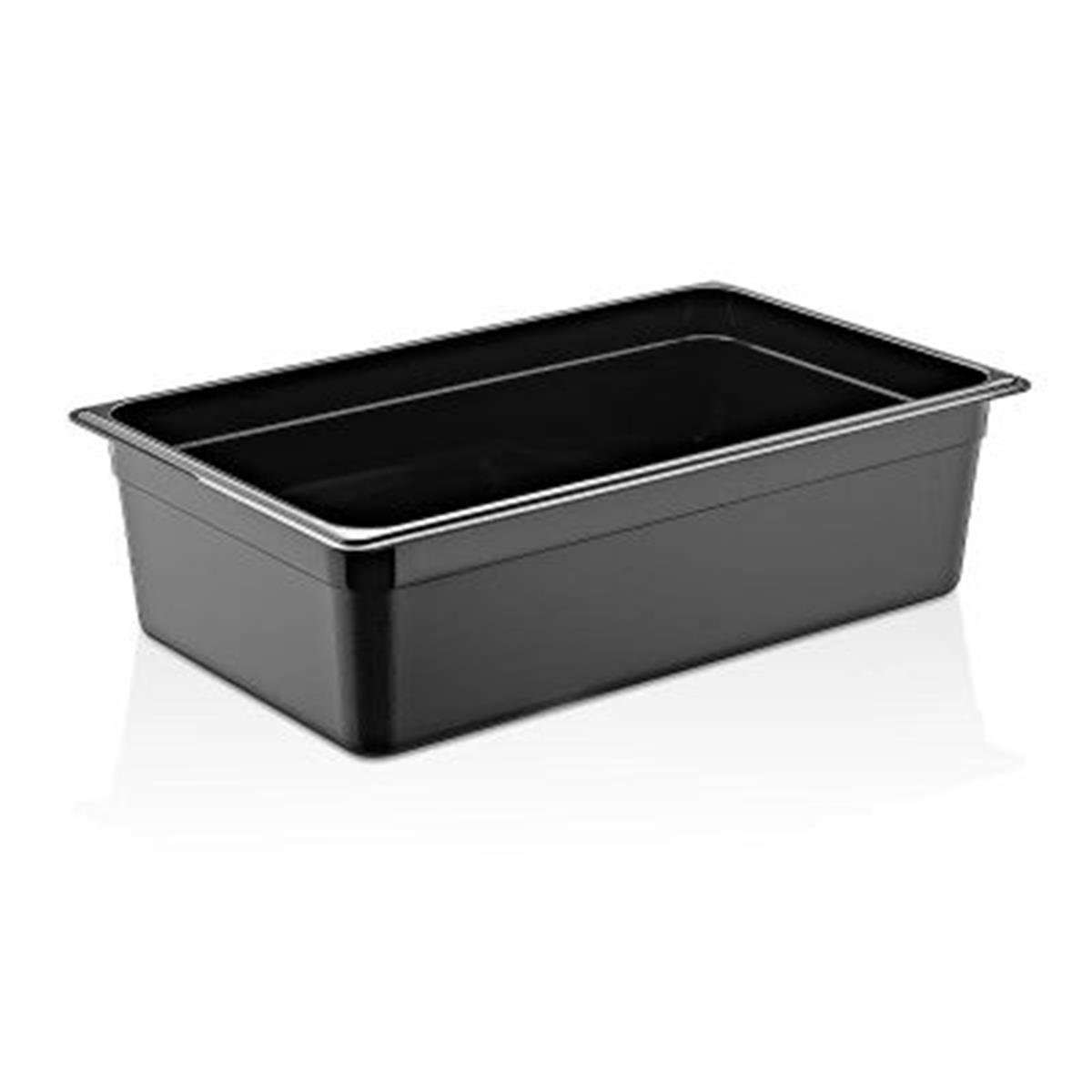 GastroPlast GN1/1-150 mm Polipropilen Gastronom Küvet, Siyah,,Polikarbon Gastronorm Küvetler,GastroPlast,1240194,Premut