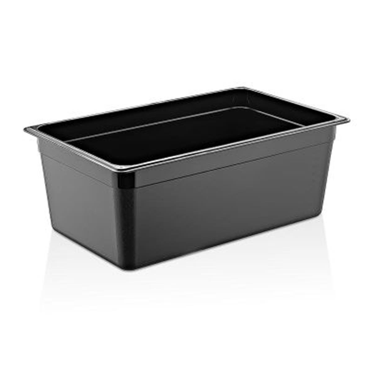 GastroPlast GN1/1-200 mm Polipropilen Gastronom Küvet, Siyah,,Polikarbon Gastronorm Küvetler,GastroPlast,1240200,Premut
