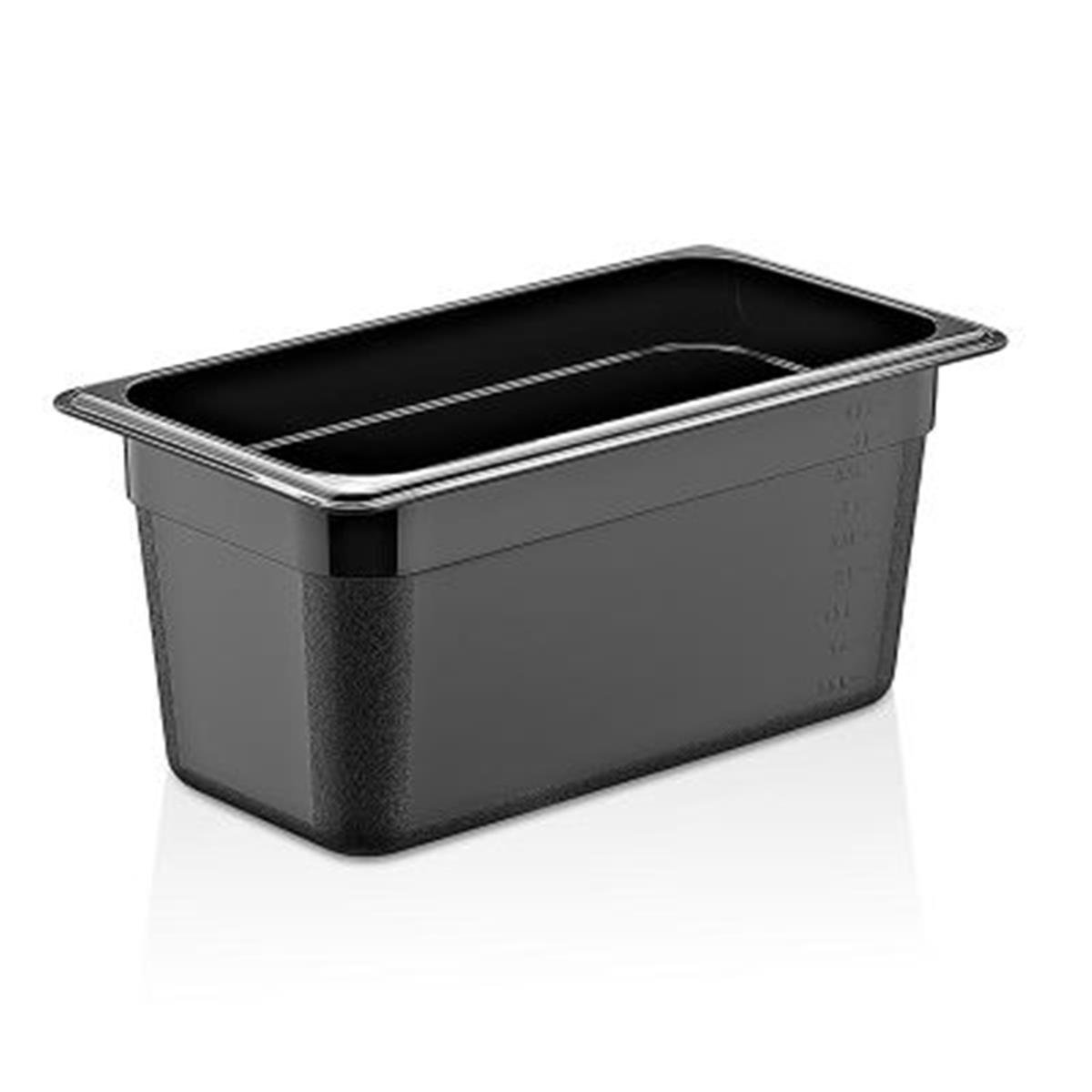 GastroPlast GN1/3-150 mm Polipropilen Gastronom Küvet, Siyah,,Polikarbon Gastronorm Küvetler,GastroPlast,1240195,Premut