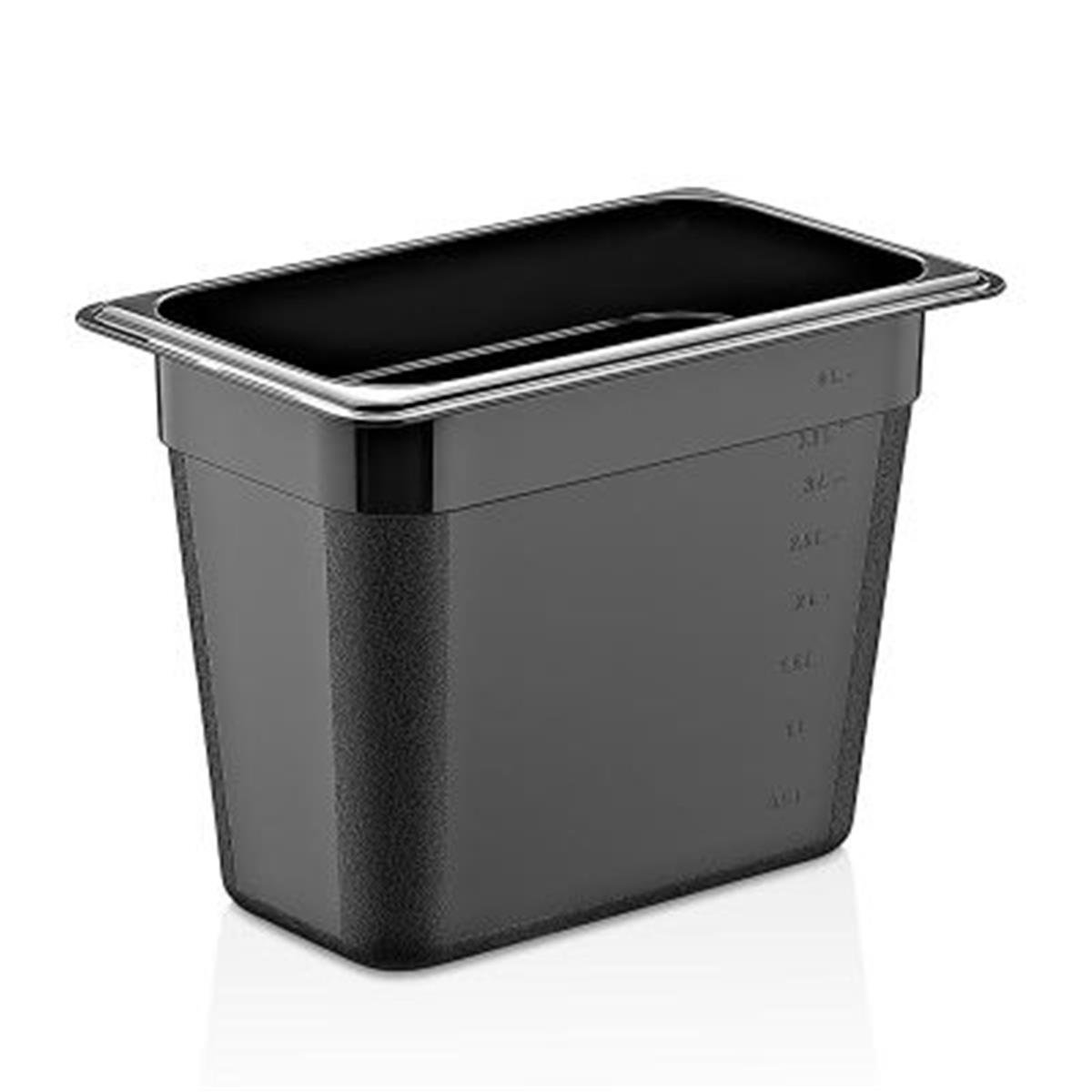 GastroPlast GN1/4-200 mm Polipropilen Gastronom Küvet, Siyah,,Polikarbon Gastronorm Küvetler,GastroPlast,1240202,Premut