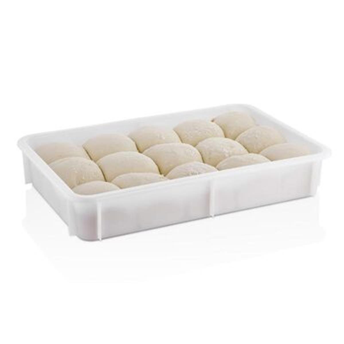 GastroPlast GPH-100 Polipropilen Pizza Hamur Teknesi, 400x600x100 mm,,Pizza Hamur Tekneleri,GastroPlast,1240158,Premut