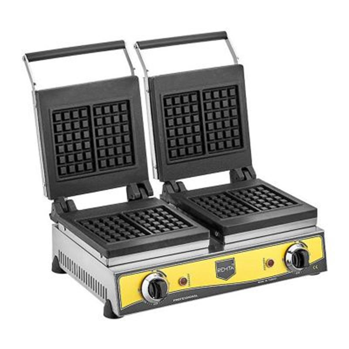 Remta W14 Çiftli Kare Model Waffle Makinesi, Elektrikli,,Waffle Makineleri,Remta,1010037,Premut