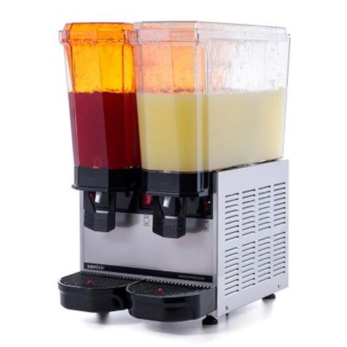 Samixir 40.SSI Klasik Twin Soğuk İçecek Dispenseri, 20+20 L, Fıskiyeli, Inox,,Limonata Şerbet & Ayran Makineleri,Samixir,1150041,Premut