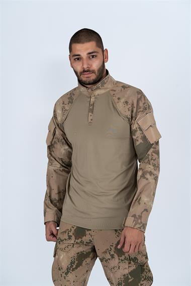 Bikatex Taktik Tişört Operasyon Tişörtü Uzun Kol T-Shirt - 402