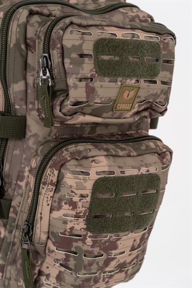 Combat Tactical Outdoor Taktik 35 Lt Sırt Çantası Su Geçirmez Yürüyüş Seyahat Dağcı Kamp Trekking Sırt Çantası 35 Lt-Kamuflaj-658