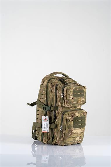 Combat Tactical Outdoor Taktik 45 Lt Askeri Sırt Çantası Su Geçirmez Yürüyüş Seyahat Dağcı Kamp Trekking Sırt Çantası - 654