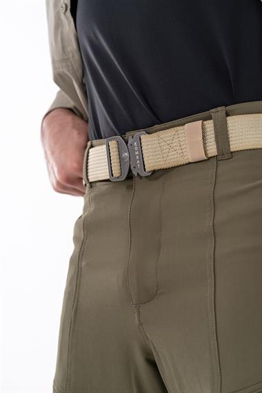 Combat Tactikal Outdoor Taktik Kemer Kot Ve Kanvas Uygun Tokalı Spor Kemer Siyah - 065