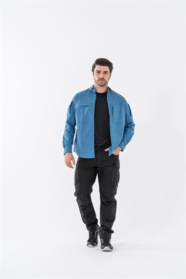 Combat Tactical Outdoor Taktik Gömlek Fermuar Cepli Koruma Swat Gömlek - 420