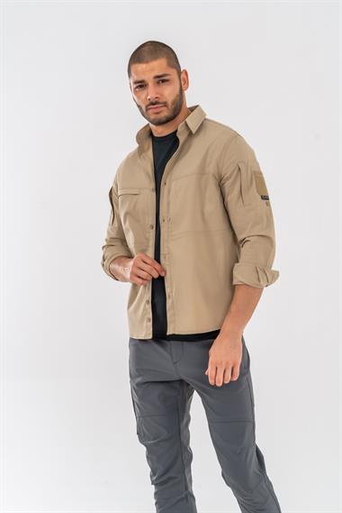 Combat Tactical Outdoor Taktik Gömlek Fermuar Cepli Koruma Swat Gömlek - 420