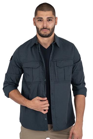 Combat Tactical Outdoor Taktik Gömlek Fermuar Cepli Koruma Swat Gömlek - 424