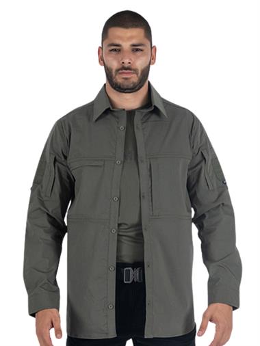 Combat Tactical Taktik Gömlek Fermuar Cepli Koruma Swat Outdoor Gömlek Yazlık - 420