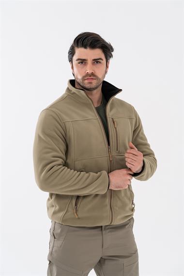 Combat Tactical Outdoor Taktik Hırka Dik Yaka Polar Fermuarlı Polar - 328