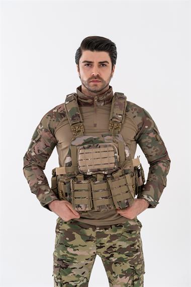 Combat Tactikal Fırtına Atak Hücum Yeleği Göbek Üstü - 202