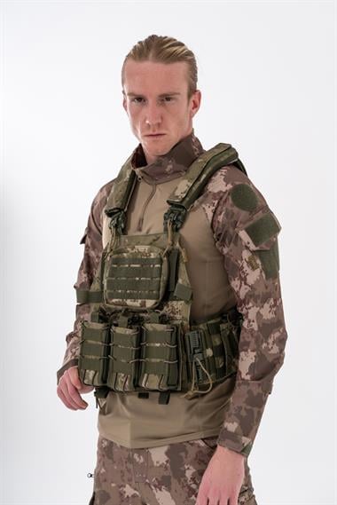 Combat Tactikal Fırtına Atak Hücum Yeleği Göbek Üstü - 202