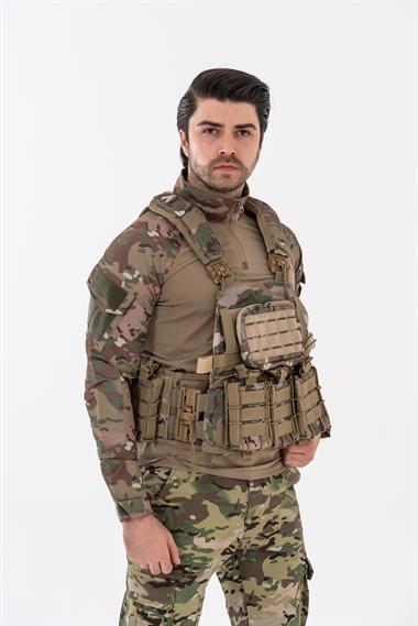 Combat Tactikal Fırtına Atak Hücum Yeleği Göbek Üstü - 202