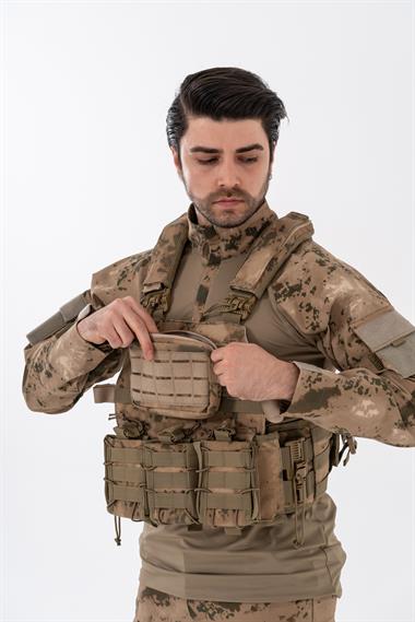 Combat Tactikal Fırtına Atak Hücum Yeleği Göbek Üstü - 202