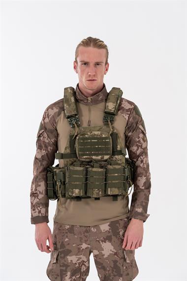 Combat Tactikal Fırtına Atak Hücum Yeleği Göbek Üstü - 202