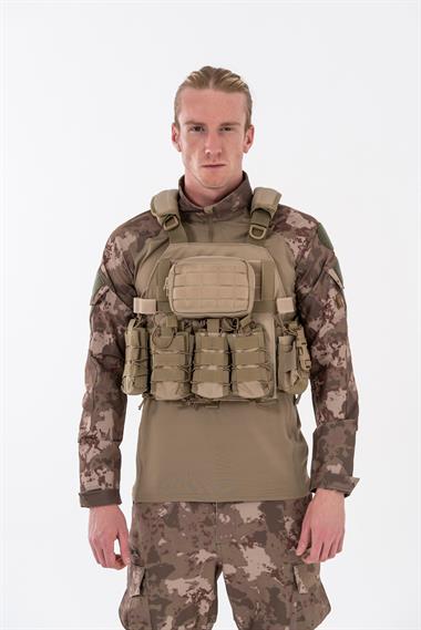 Bikatex Fırtına Atak Hücum Yeleği Göbek Üstü