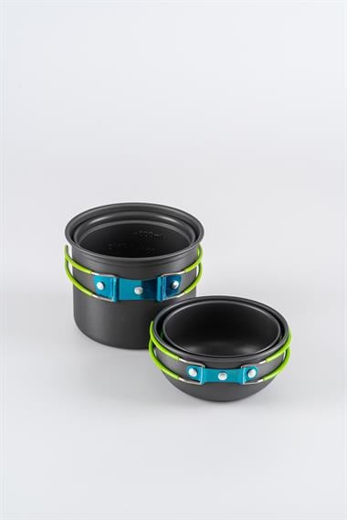 Kamp Pişirme Seti 4 Parça Katlanır - Ug-0137