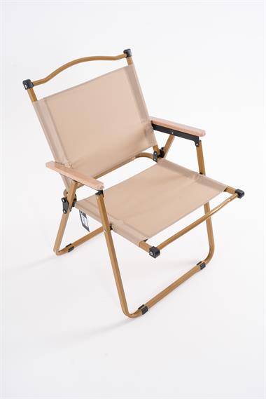 KAMP SANDALYESİ KATLANIR AHŞAP KOLLU - UG-0001