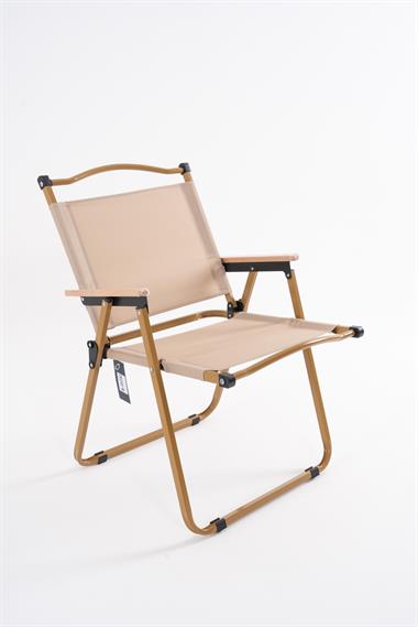 KAMP SANDALYESİ KATLANIR AHŞAP KOLLU - UG-0001