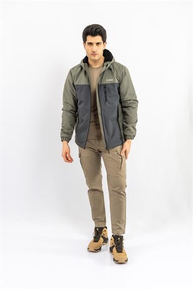 Combat Tactical Outdoor Taktik Mont Spor Kapüşonlu Mont Mevsimlik Dik Yaka Mont - 318