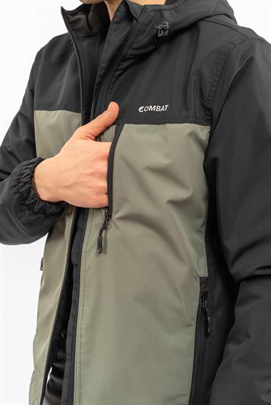 Combat Tactical Outdoor Taktik Mont Spor Kapüşonlu Mont Mevsimlik Dik Yaka Mont - 318