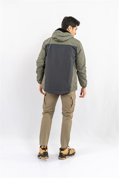 Combat Tactical Outdoor Taktik Mont Spor Kapüşonlu Mont Mevsimlik Dik Yaka Mont - 318