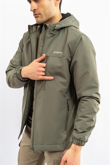 Combat Tactical Outdoor Taktik Mont Spor Kapüşonlu Mont Mevsimlik Dik Yaka Mont - 318