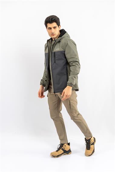 Combat Tactical Outdoor Taktik Mont Spor Kapüşonlu Mont Mevsimlik Dik Yaka Mont - 318