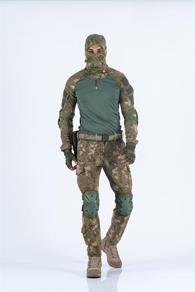 Bikatex Taktik Kemer Palaska Ayarlanabilir Cırtlı Palaska  Kmr-003