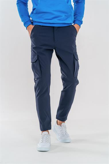 Combat Tactical Outdoor Taktik Trekking Kargo Cepli Outdoor Lacivert Pantolon  -  512