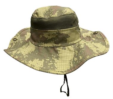 Taktik Fötr Şapka Balıkçı Avcılık Askeri Kamuflaj Boonie Fötür Şapka - 018