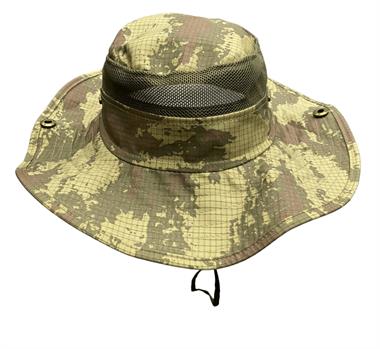 Taktik Fötr Şapka Balıkçı Avcılık Askeri Kamuflaj Boonie Fötür Şapka - 018