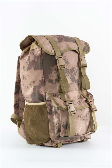 Combat Tactical Outdoor Taktik 40 Lt Sırt Çantası Su Geçirmez Yürüyüş Seyahat Dağcı Kamp Trekking Sırt Çantası 40 lt  Kamufulaj