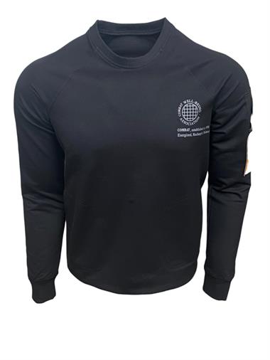 Combat Tactical Outdoor Baskılı Uzun Kol Sıfır Yaka Tişört Bisiklet Yaka Günlük Basic Sweatshirt - 905 