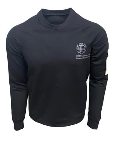 Combat Tactical Outdoor Baskılı Uzun Kol Sıfır Yaka Tişört Bisiklet Yaka Günlük Basic Sweatshirt - 905 