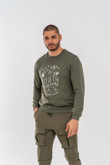 Combat Tactical Outdoor Kapüşonlu Kanguru Cepli Uzun Kol Kapşonlu Sweatshirt - 902 Haki