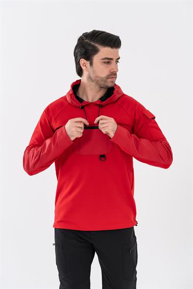 Combat Tactical Outdoor Baskılı Uzun Kol Sıfır Yaka Tişört Bisiklet Yaka Günlük Basic Sweatshirt - 908