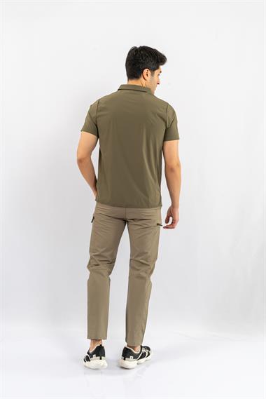 Combat Tactical Outdoor Tişört Günlük Polo Yaka Tişörtü T-Shirf - 818