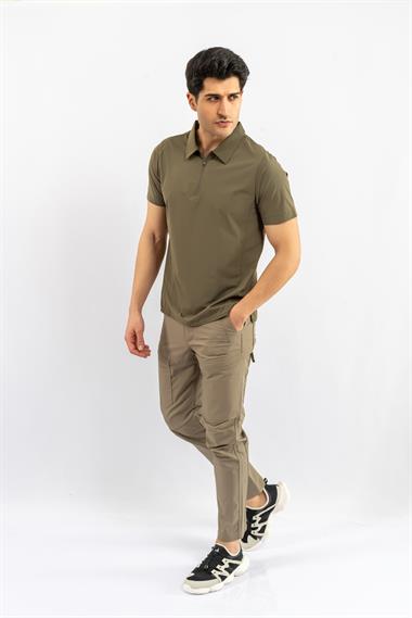 Combat Tactical Outdoor Tişört Günlük Polo Yaka Tişörtü T-Shirf - 818