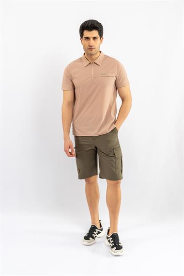 Combat Tactical Outdoor Tişört Günlük Polo Yaka Tişörtü T-Shirf - 819