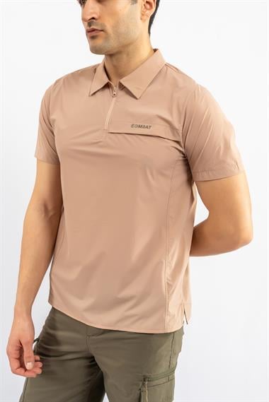 Combat Tactical Outdoor Tişört Günlük Polo Yaka Tişörtü T-Shirf - 819