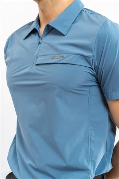 Combat Tactical Outdoor Tişört Günlük Polo Yaka Tişörtü T-Shirf - 819